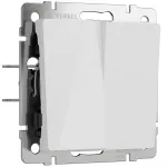 Выключатель двухклавишный Werkel a064002 от ImperiumLoft
