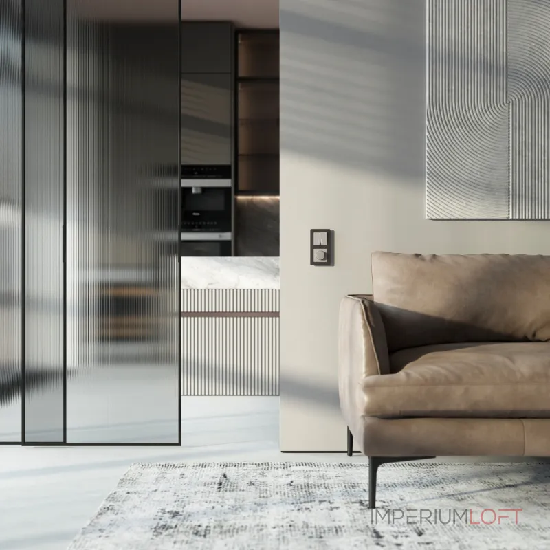 Выключатель двухклавишный проходной с подсветкой Werkel a069459 от ImperiumLoft