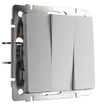 Выключатель трехклавишный Werkel W1130006 от ImperiumLoft