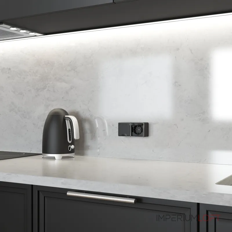 Розетка влагозащ. с зазем. с защит. крышкой и шторками Gallant Werkel W5071234 от ImperiumLoft