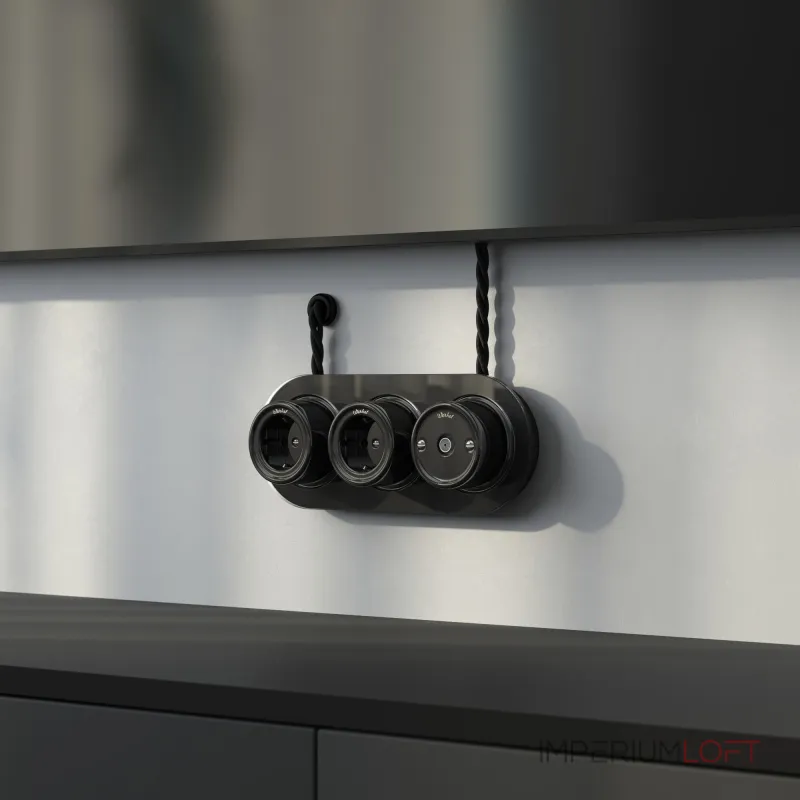 Втулка для вывода кабеля из стены 2 шт РетроWerkel a051456 от ImperiumLoft Втулка для вывода кабеля из стены 2 шт РетроWerkel a051456 от ImperiumLoft