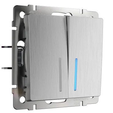 Выключатель двухклавишный с подсветкой Werkel W1120109