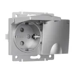 Розетка двойная влагозащ. с зазем. с защит. крышками и шторками Werkel W1172206 от ImperiumLoft