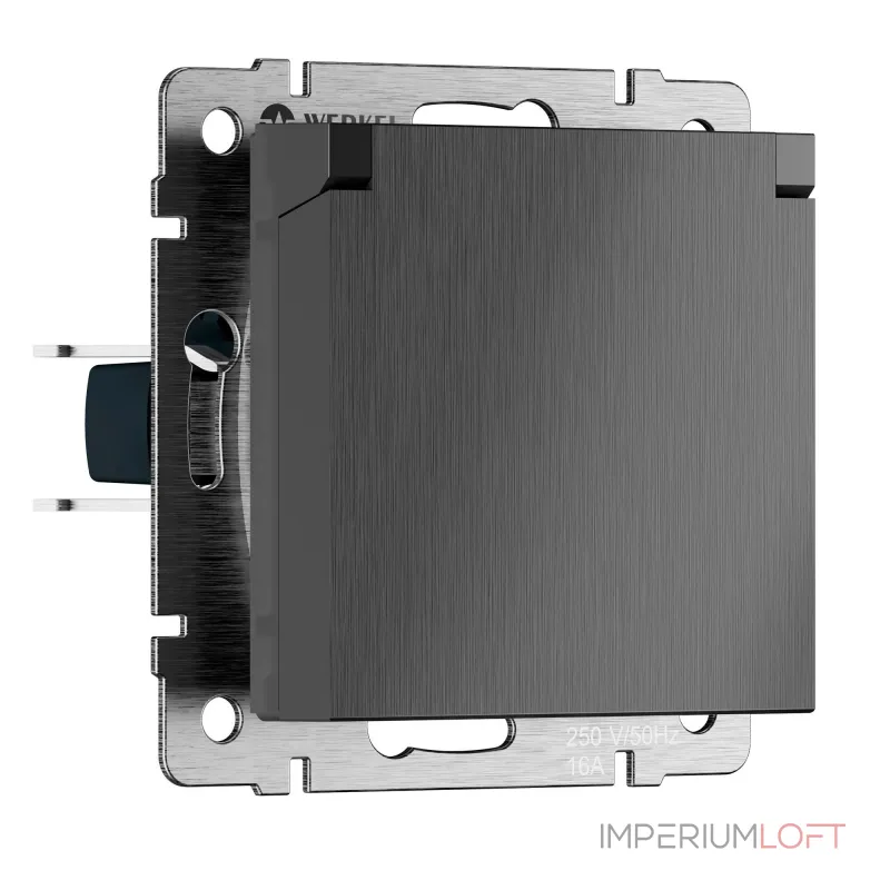 Розетка влагозащитная с защитной крышкой и шторкамиWerkel a069599 от ImperiumLoft Розетка влагозащитная с защитной крышкой и шторкамиWerkel a069599 от ImperiumLoft