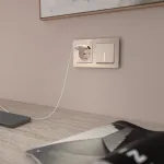 Выключатель одноклавишный проходной с подсветкой Werkel a064055 от ImperiumLoft