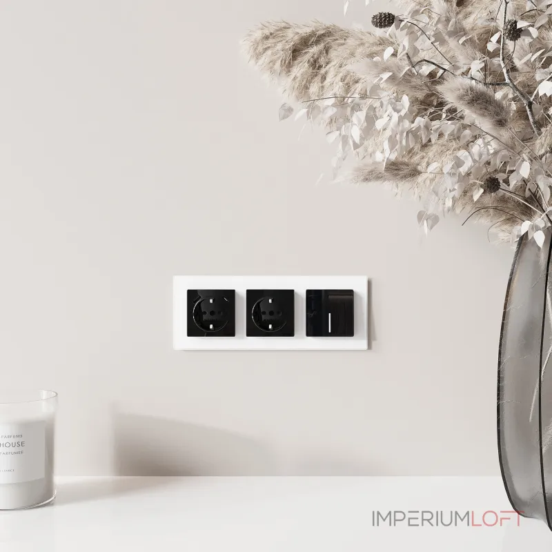 Розетка с заземлением. шторками и USB тип A+C Werkel a064044 от ImperiumLoft