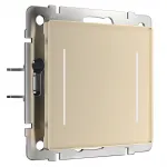 Сенсорный выключатель двухклавишный с подсветкой Werkel a063604 от ImperiumLoft