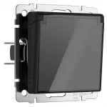 Розетка влагозащитная с защитной крышкой и шторкамиWerkel a064043 от ImperiumLoft