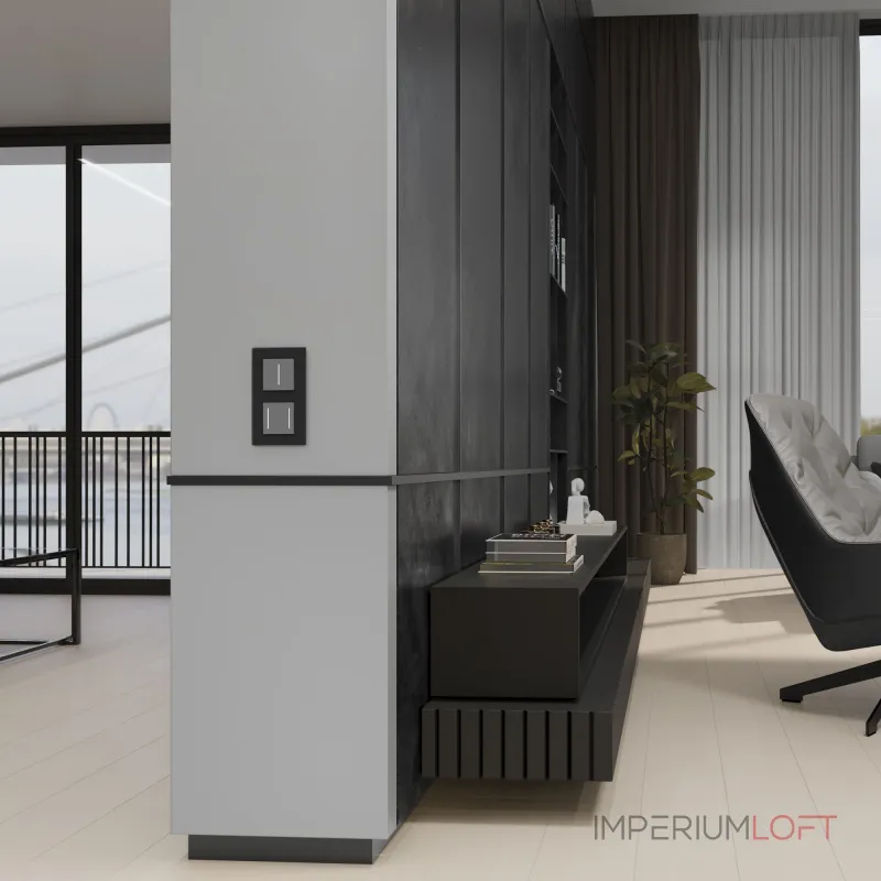 Умный сенсорный выключатель одноклавишный Werkel a064143 от ImperiumLoft