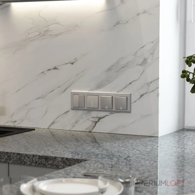 Перекрестный выключатель двухклавишный Werkel a064030 от ImperiumLoft