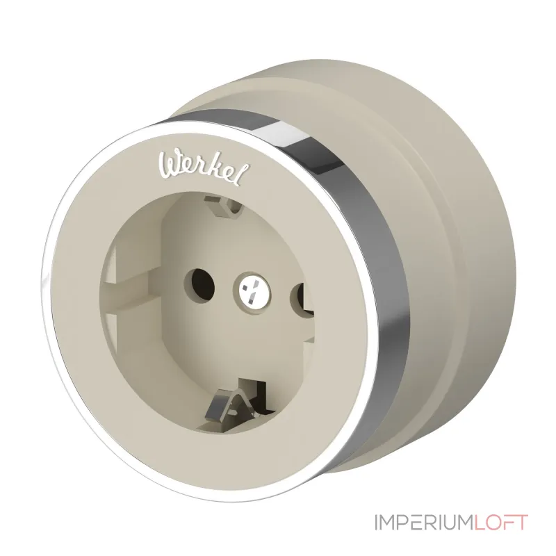 Розетка с заземлением Vitage Werkel a055930 от ImperiumLoft