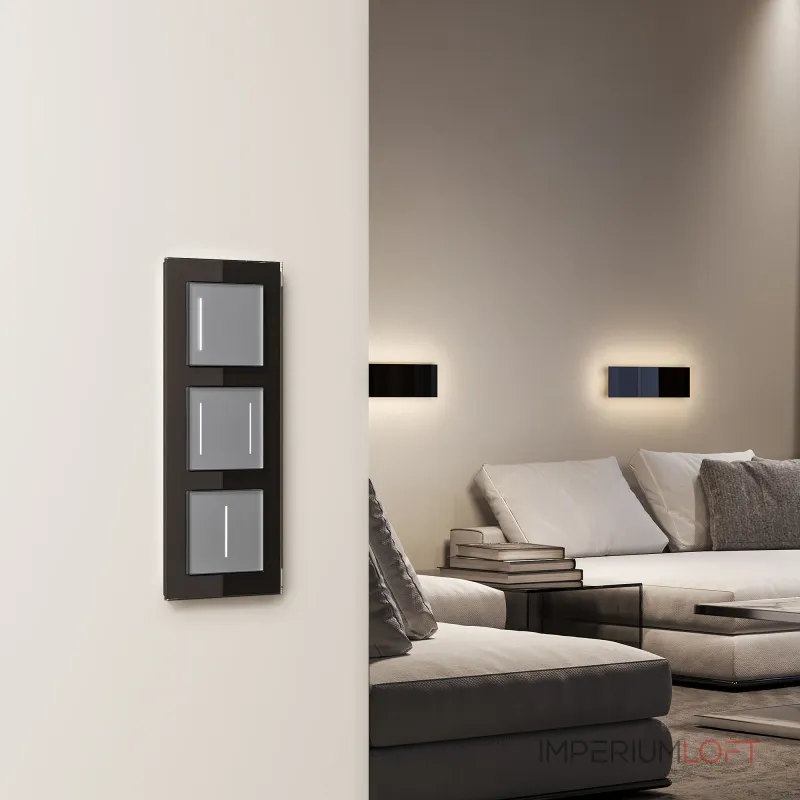 Умный сенсорный выключатель одноклавишный Werkel a064143 от ImperiumLoft