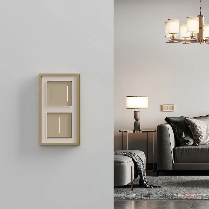 Сенсорный выключатель одноклавишный с подсветкой Werkel a063603 от ImperiumLoft