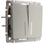 Выключатель двухклавишный с подсветкой Werkel a069457 от ImperiumLoft