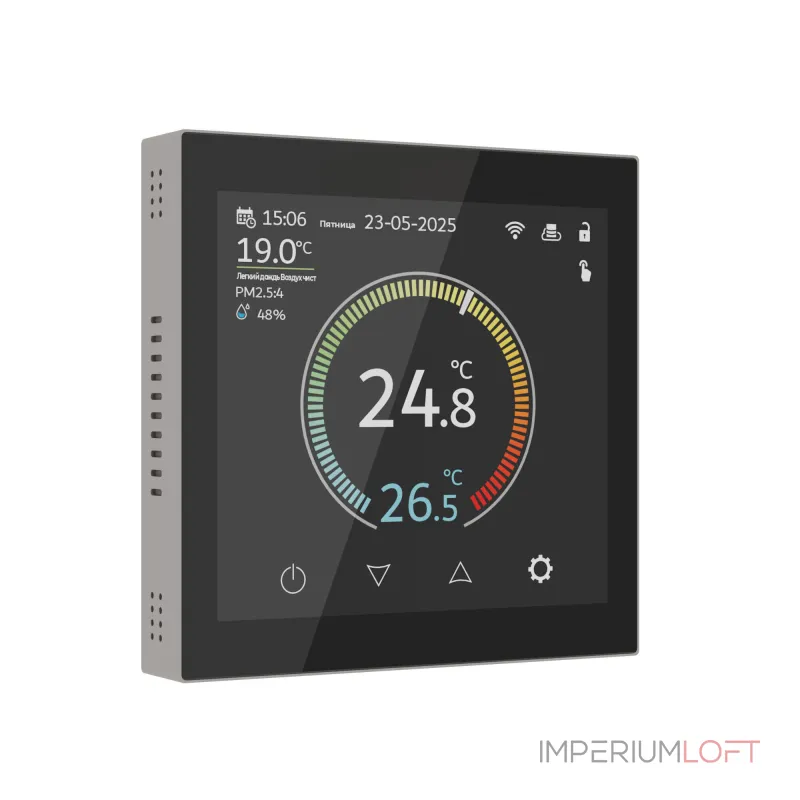 Умный сенсорный терморегулятор с LCD дисплеем Werkel W1851104 от ImperiumLoft