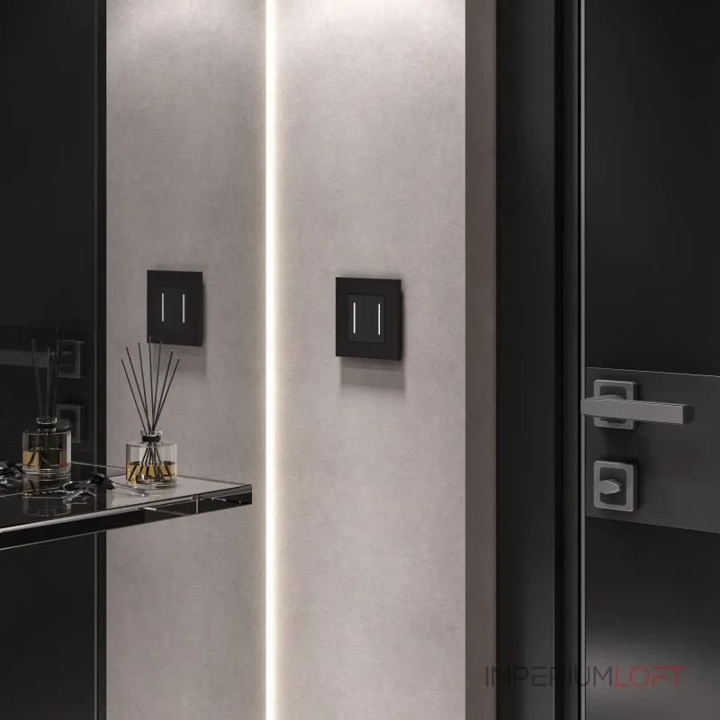 Умный сенсорный выключатель двухклавишный Werkel a064142 от ImperiumLoft