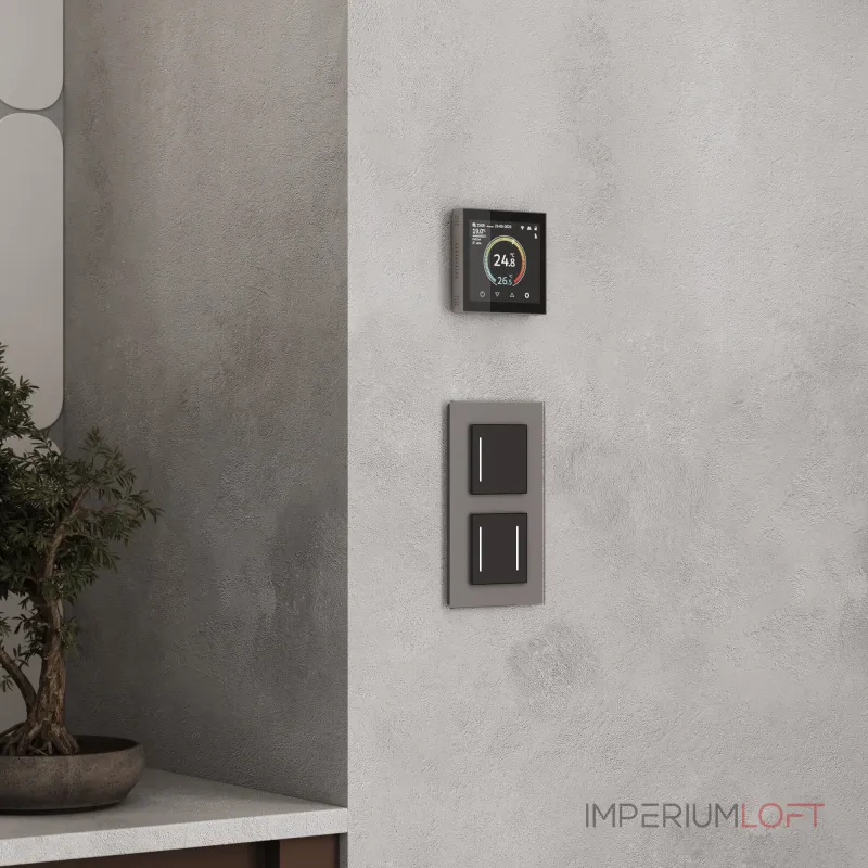 Умный сенсорный терморегулятор с LCD дисплеем Werkel W1851104 от ImperiumLoft