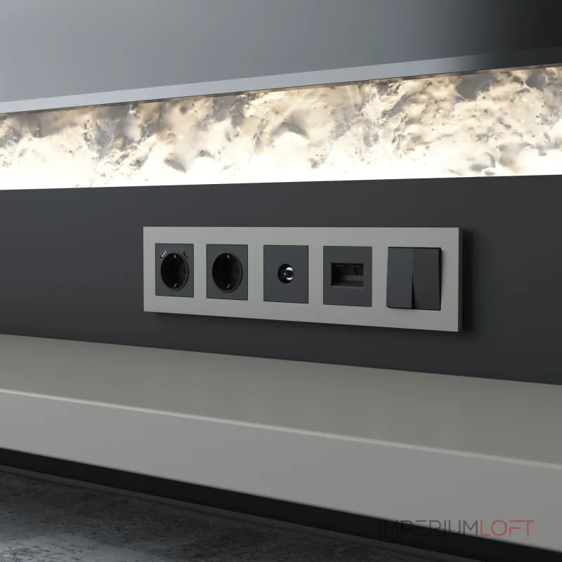 Рамка на 5 постов Slab Werkel W0052917 от ImperiumLoft