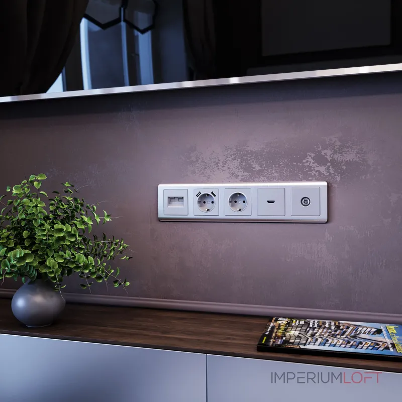 Розетка HDMI Werkel WL06-60-11 от ImperiumLoft