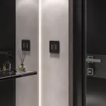 Сенсорный выключатель двухклавишный с подсветкой Werkel a063602 от ImperiumLoft