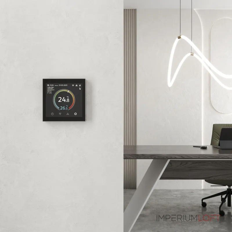 Умный сенсорный терморегулятор с LCD дисплеем Werkel W1851104 от ImperiumLoft