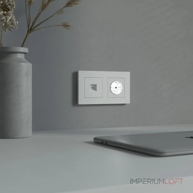 Розетка с подсветкой W Werkel W1171461 от ImperiumLoft