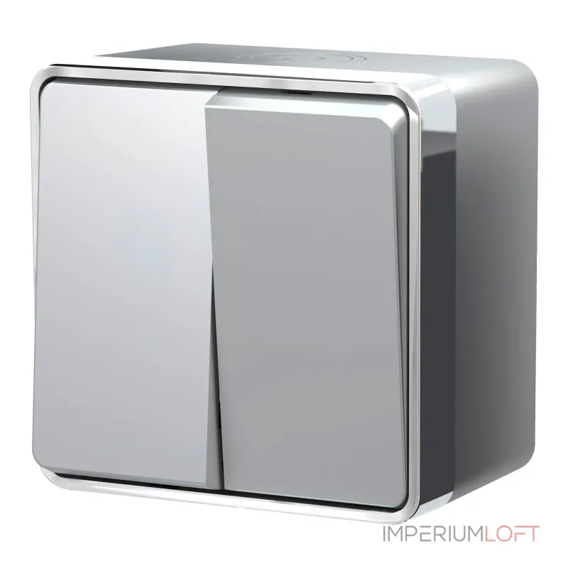 Выключатель двухклавишный влагозащищенный Gallant Werkel W5020206 от ImperiumLoft Выключатель двухклавишный влагозащищенный Gallant Werkel W5020206 от ImperiumLoft