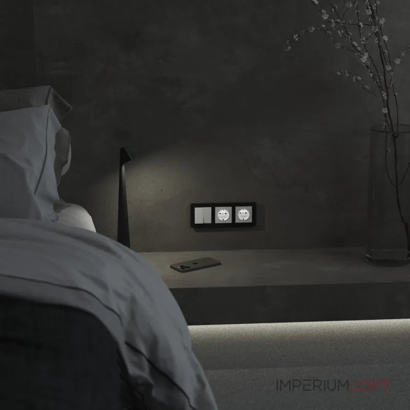 Розетка с подсветкой W Werkel W1171461 от ImperiumLoft