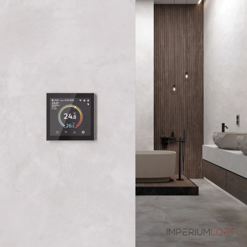 Умный сенсорный терморегулятор с LCD дисплеем Werkel W1851104 от ImperiumLoft