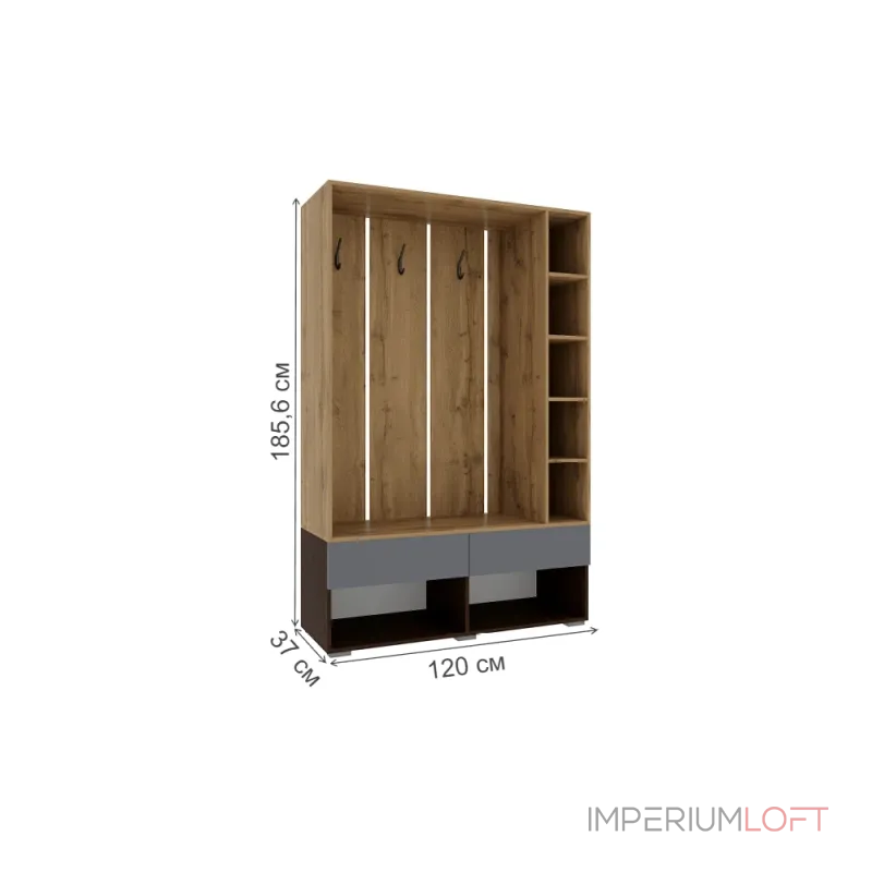 Прихожая Woodville 596590 от ImperiumLoft Прихожая Woodville 596590 от ImperiumLoft