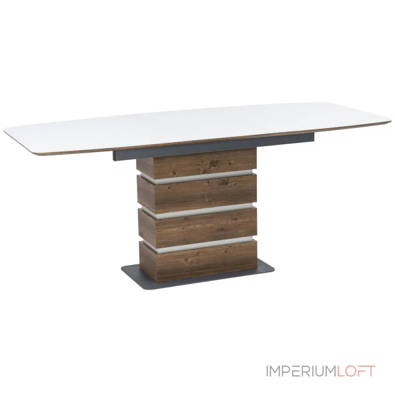 Стеклянный стол Woodville 462112 от ImperiumLoft