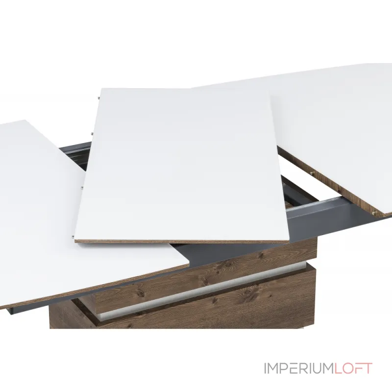 Стеклянный стол Woodville 462112 от ImperiumLoft