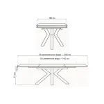 Обеденный стол Woodville 588062 от ImperiumLoft