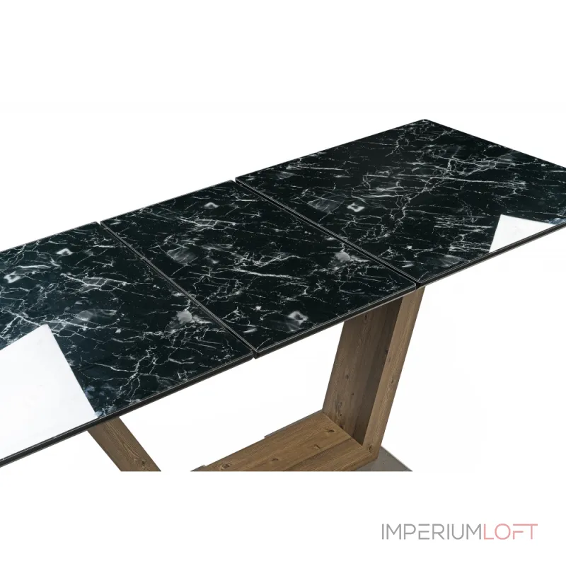 Стеклянный стол Woodville 462388 от ImperiumLoft