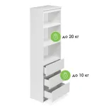 Стелаж Woodville 520931 от ImperiumLoft