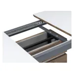 Стеклянный стол Woodville 462112 от ImperiumLoft