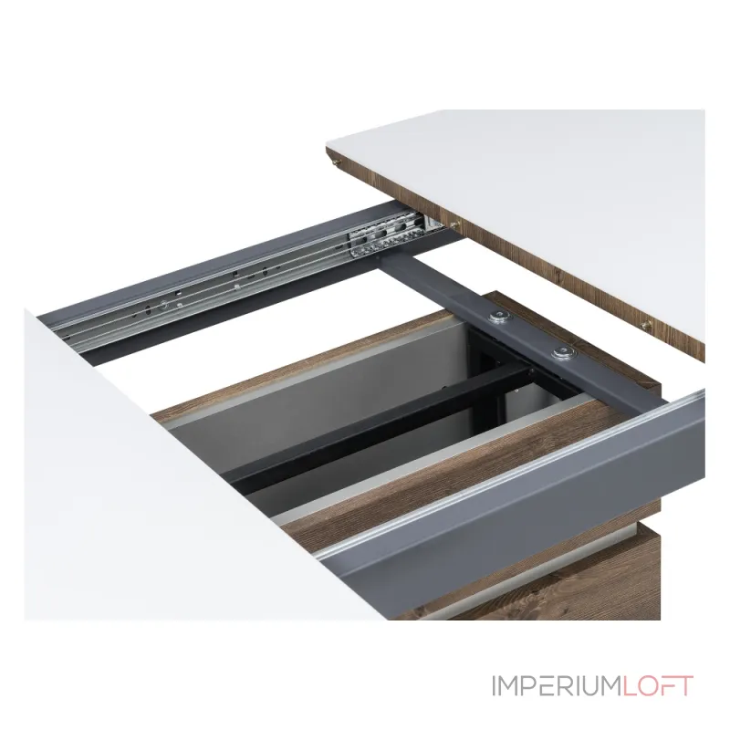 Стеклянный стол Woodville 462112 от ImperiumLoft