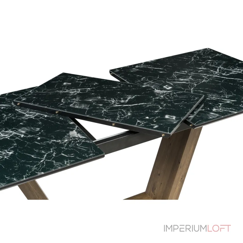 Стеклянный стол Woodville 462388 от ImperiumLoft