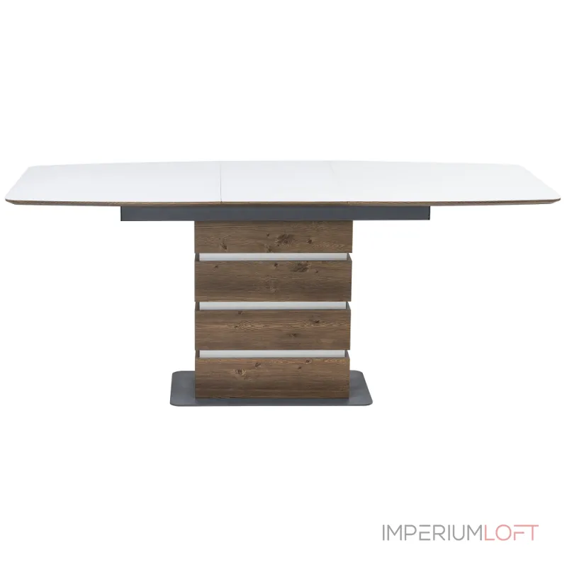 Стеклянный стол Woodville 462112 от ImperiumLoft