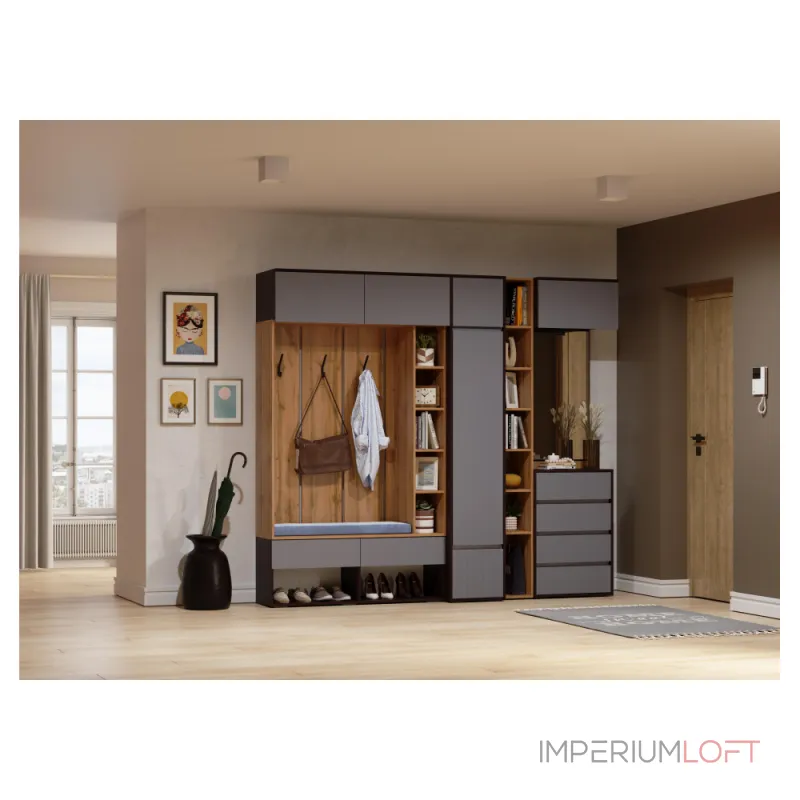 Прихожая Woodville 596590 от ImperiumLoft Прихожая Woodville 596590 от ImperiumLoft