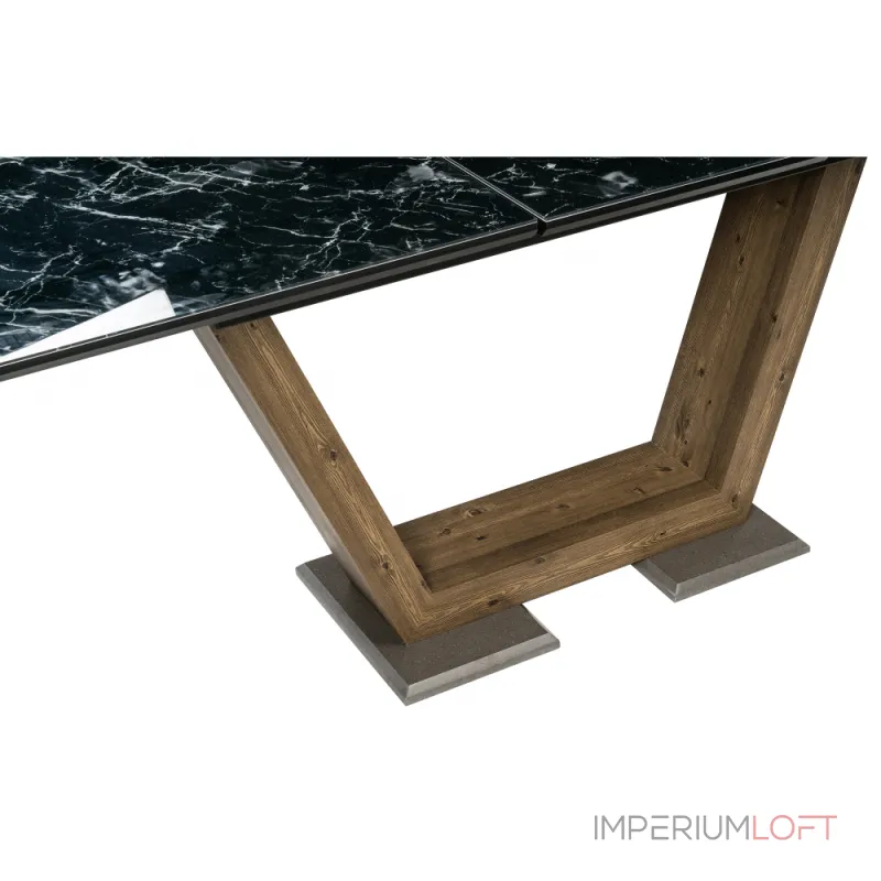 Стеклянный стол Woodville 462388 от ImperiumLoft