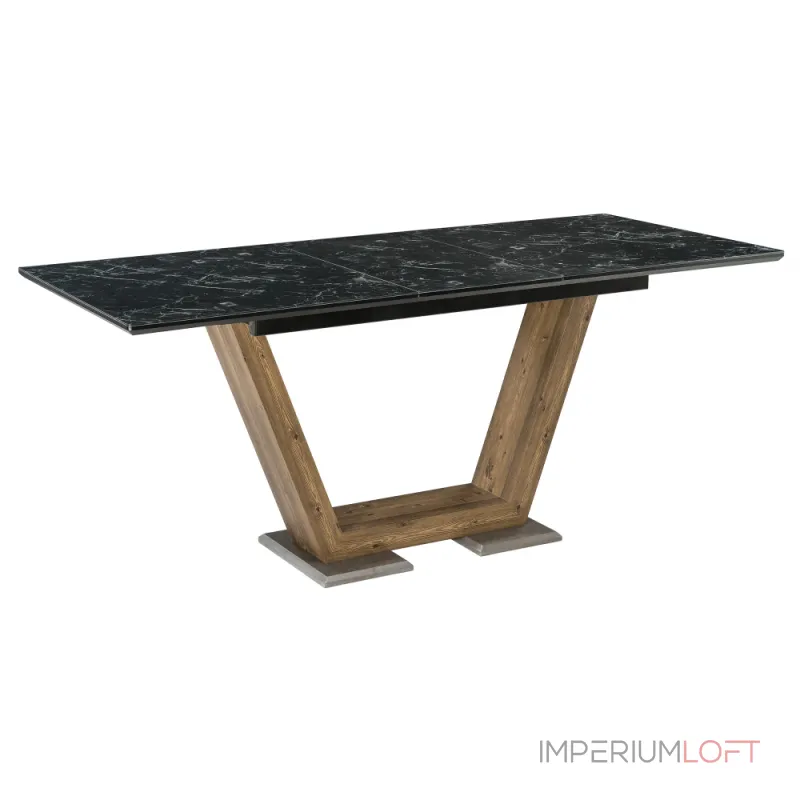 Стеклянный стол Woodville 462388 от ImperiumLoft