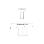 Деревянный стол Woodville 629332 от ImperiumLoft