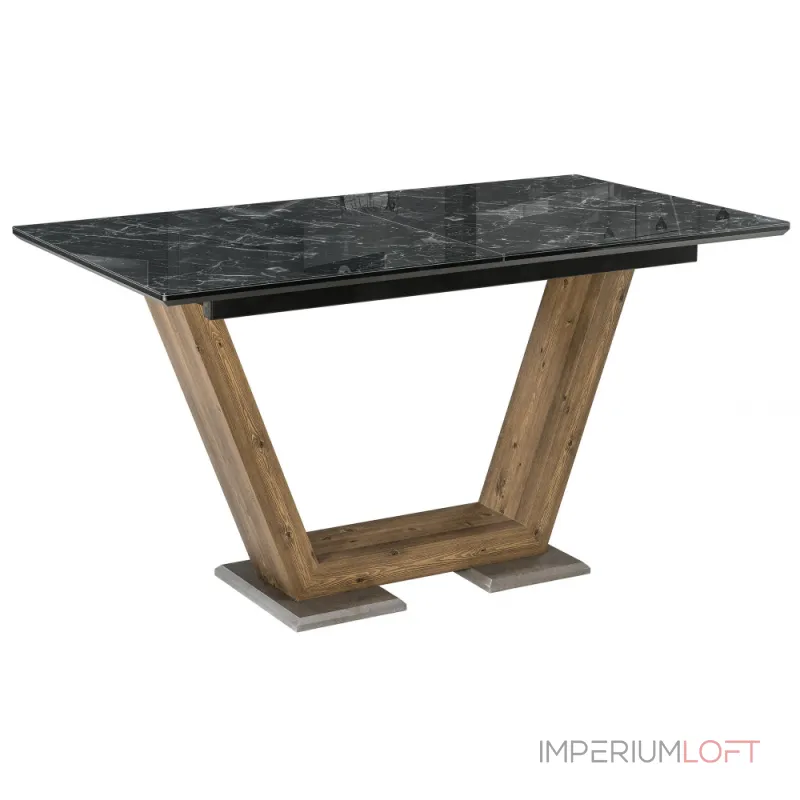 Стеклянный стол Woodville 462388 от ImperiumLoft