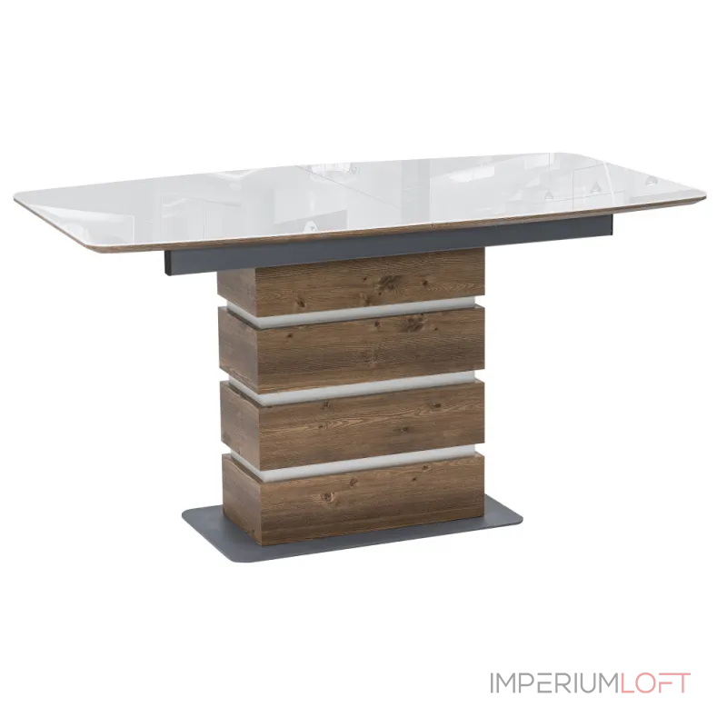 Стеклянный стол Woodville 462112 от ImperiumLoft