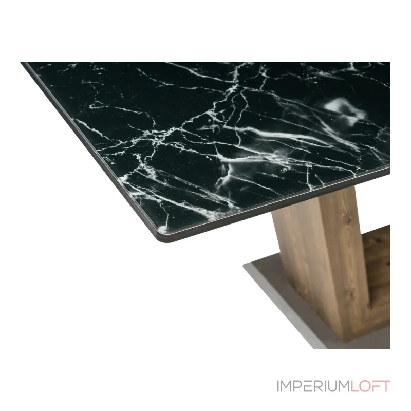 Стеклянный стол Woodville 462388 от ImperiumLoft