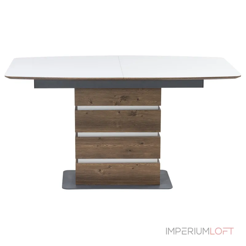 Стеклянный стол Woodville 462112 от ImperiumLoft