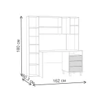 Компьютерный стол Woodville 595681 от ImperiumLoft