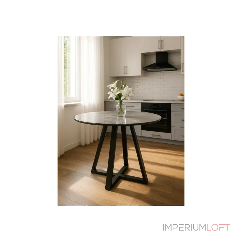 Стеклянный стол Woodville 588039 от ImperiumLoft