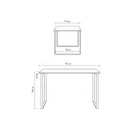 Деревянный стол Woodville 619209 от ImperiumLoft